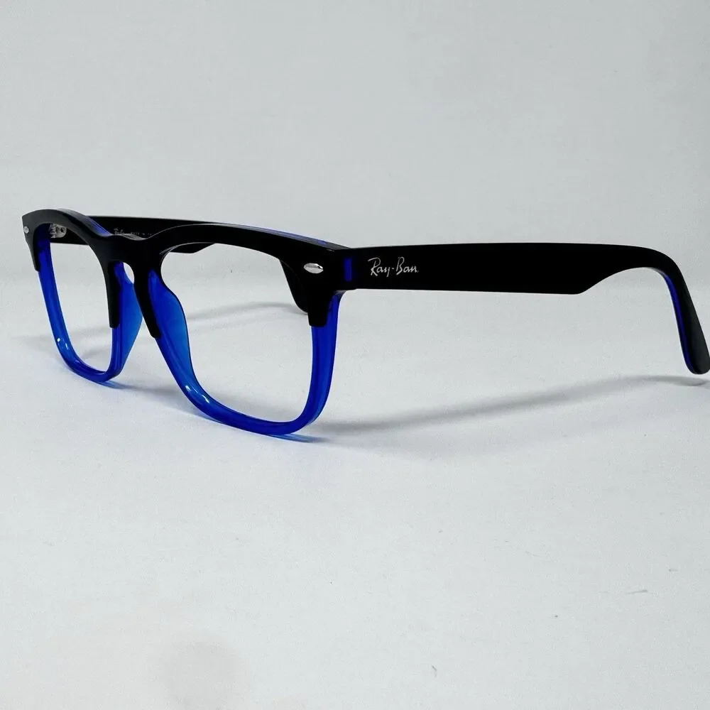 Ray-Ban RB4487 Steve 6632/19 Black Blue Sunglass / Eyeglass Frames 54-18-145